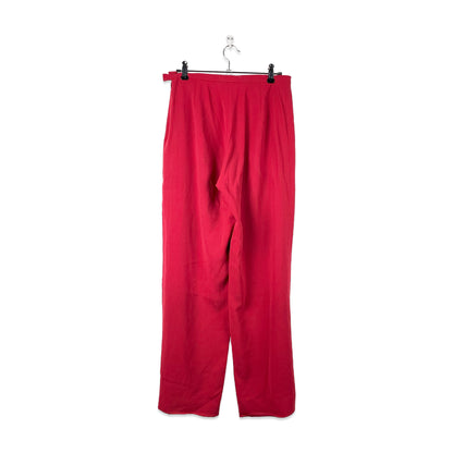 Max Mara Segeltuch Hose Rot-36