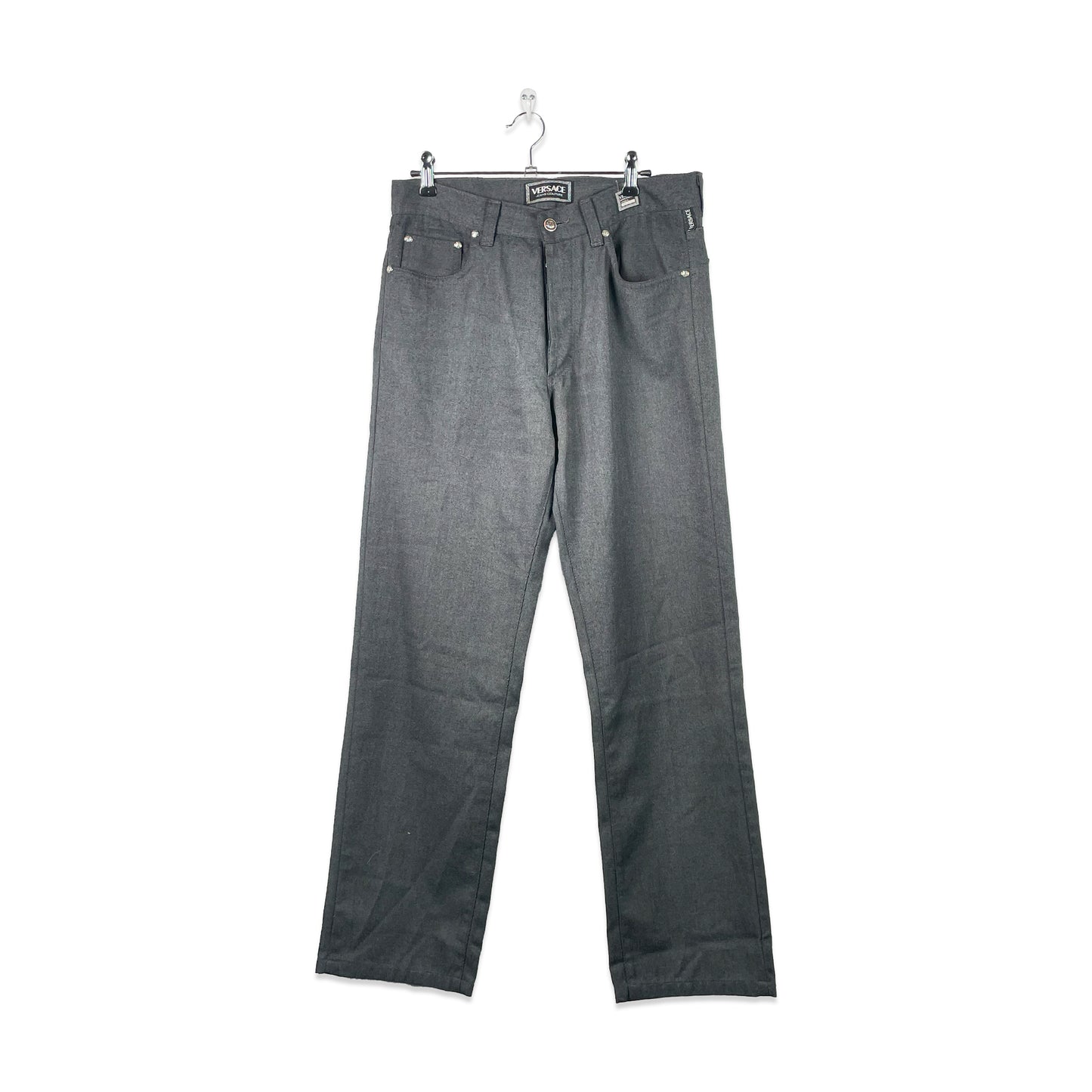 Versace 80s Denim Jeans Grey-46