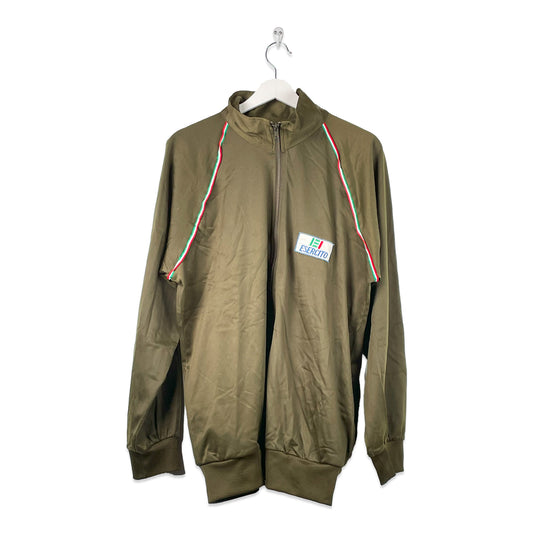 Italienischer Armee Vintage 90s Trainingsanzug Khaki-L