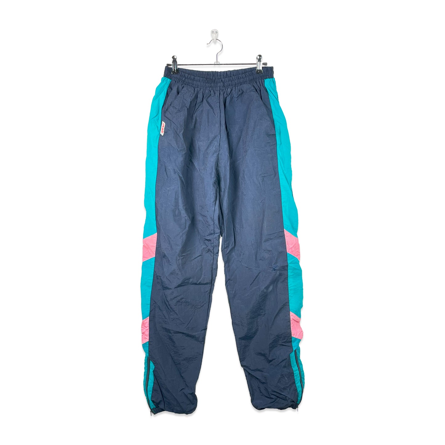 Vintage 80s Trainingsanzug Blau/Pink-M