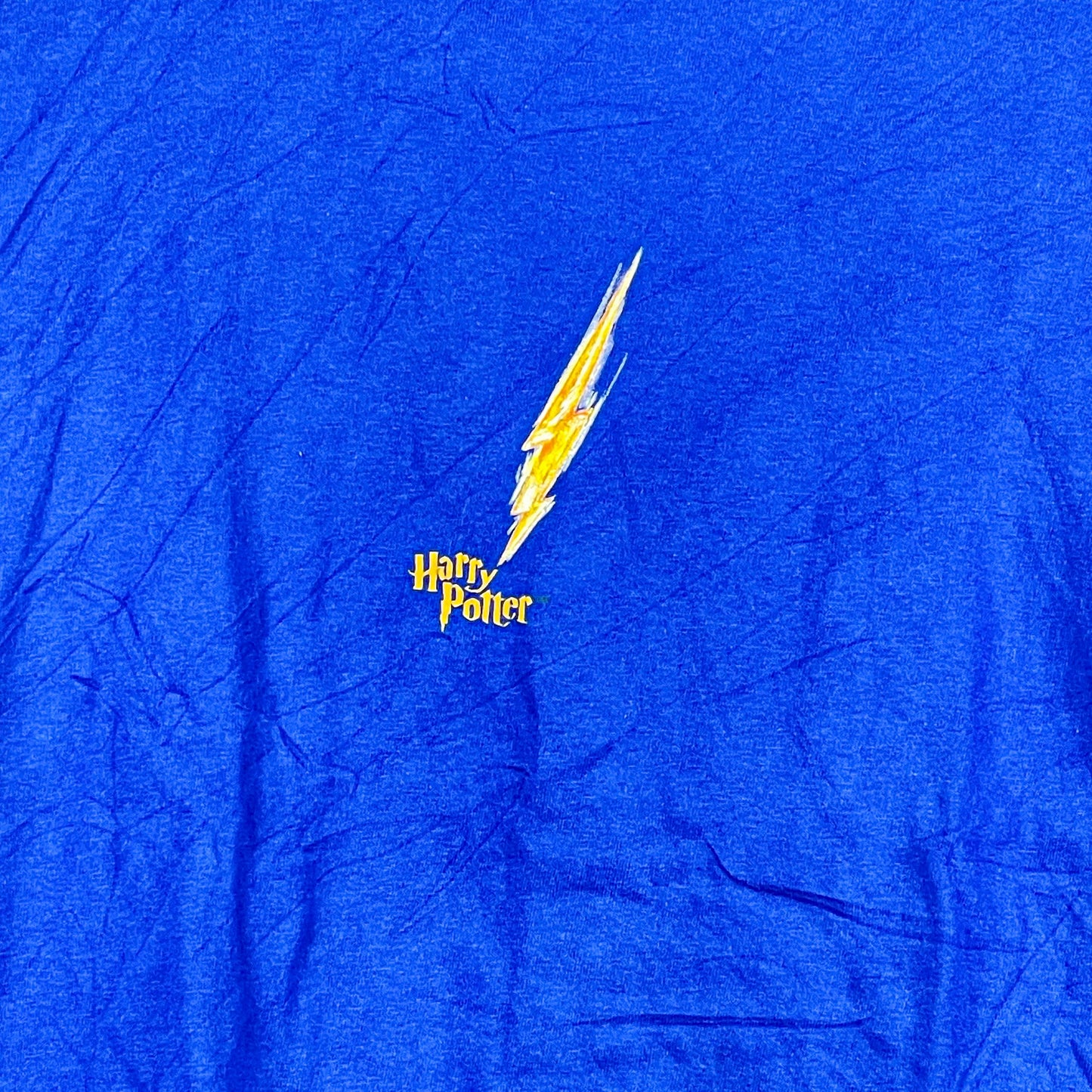 True Vintage 90s T-Shirt Harry Potter Blau-XL