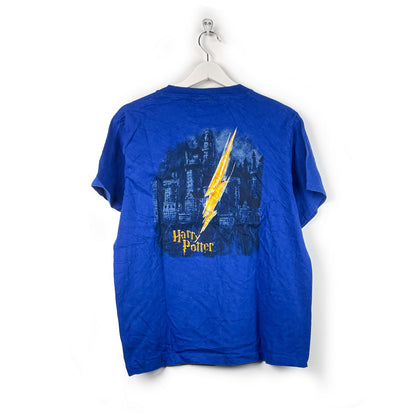 True Vintage 90s T-Shirt Harry Potter Blau-XL