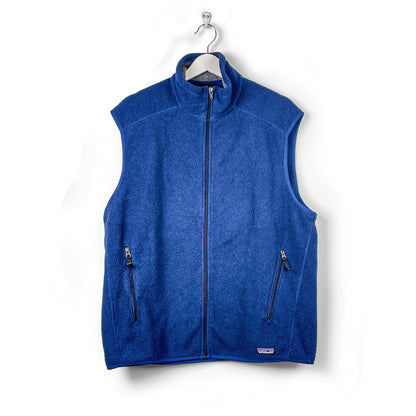 Patagonia Fleece Weste Men Blau-L