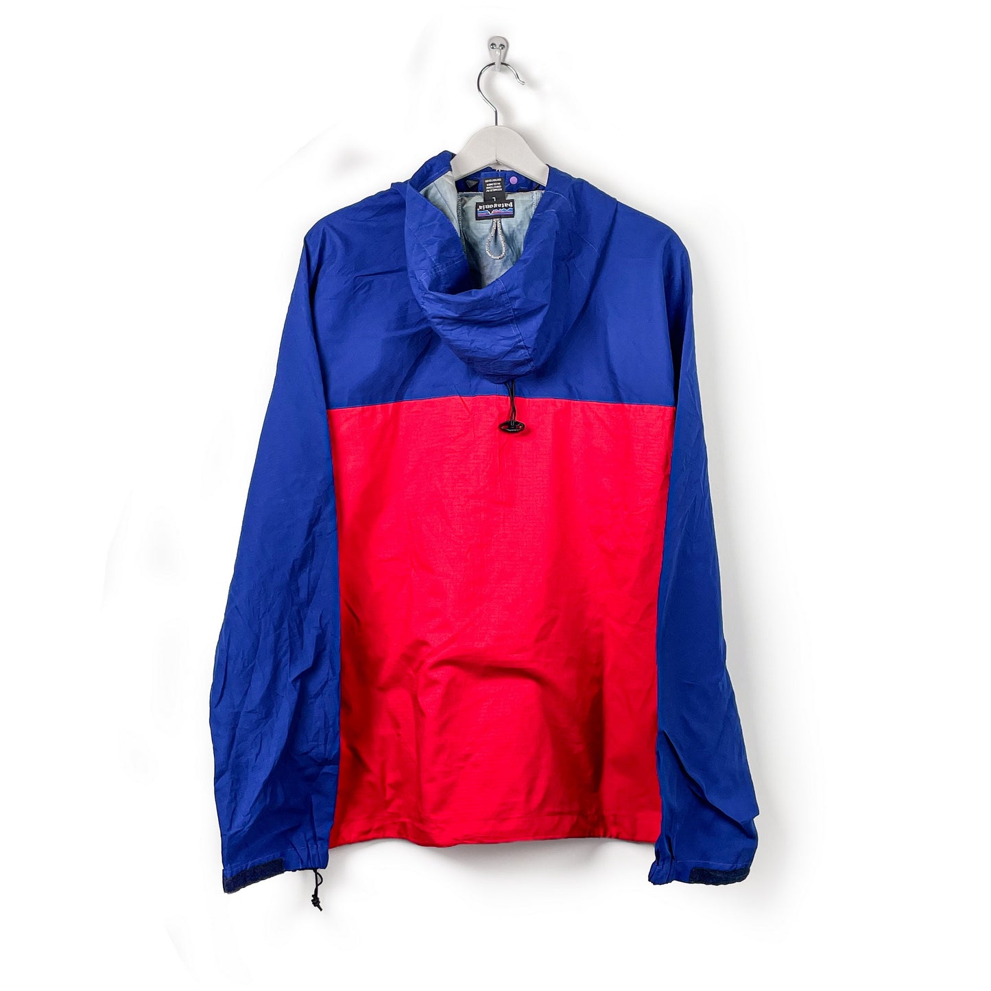 Patagonia Half Zip Regenjacket Blau/Rot-L