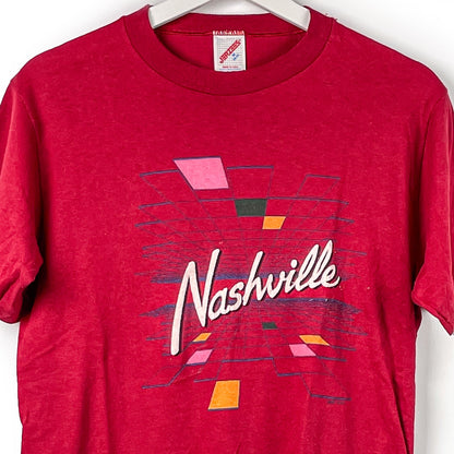 True Vintage T-Shirt Nashville Rot-M