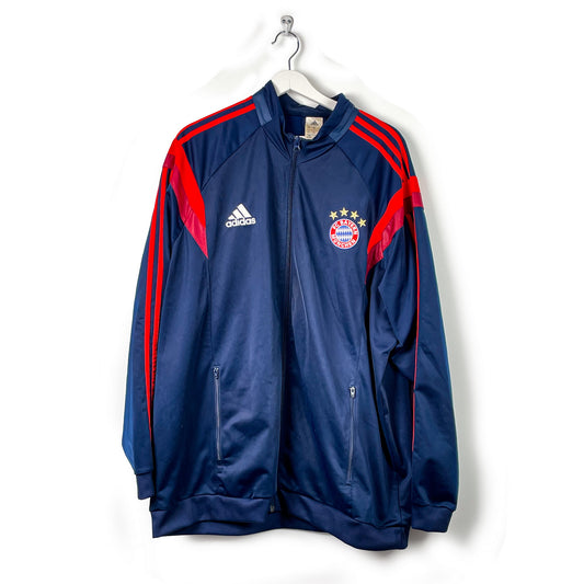 Trainingsjacke Adidas FC Bayern München Blau/Rot-2XL