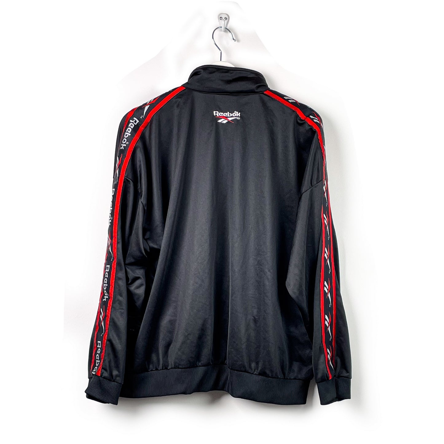 Trainingsjacke Reebok Schwarz/Rot-M