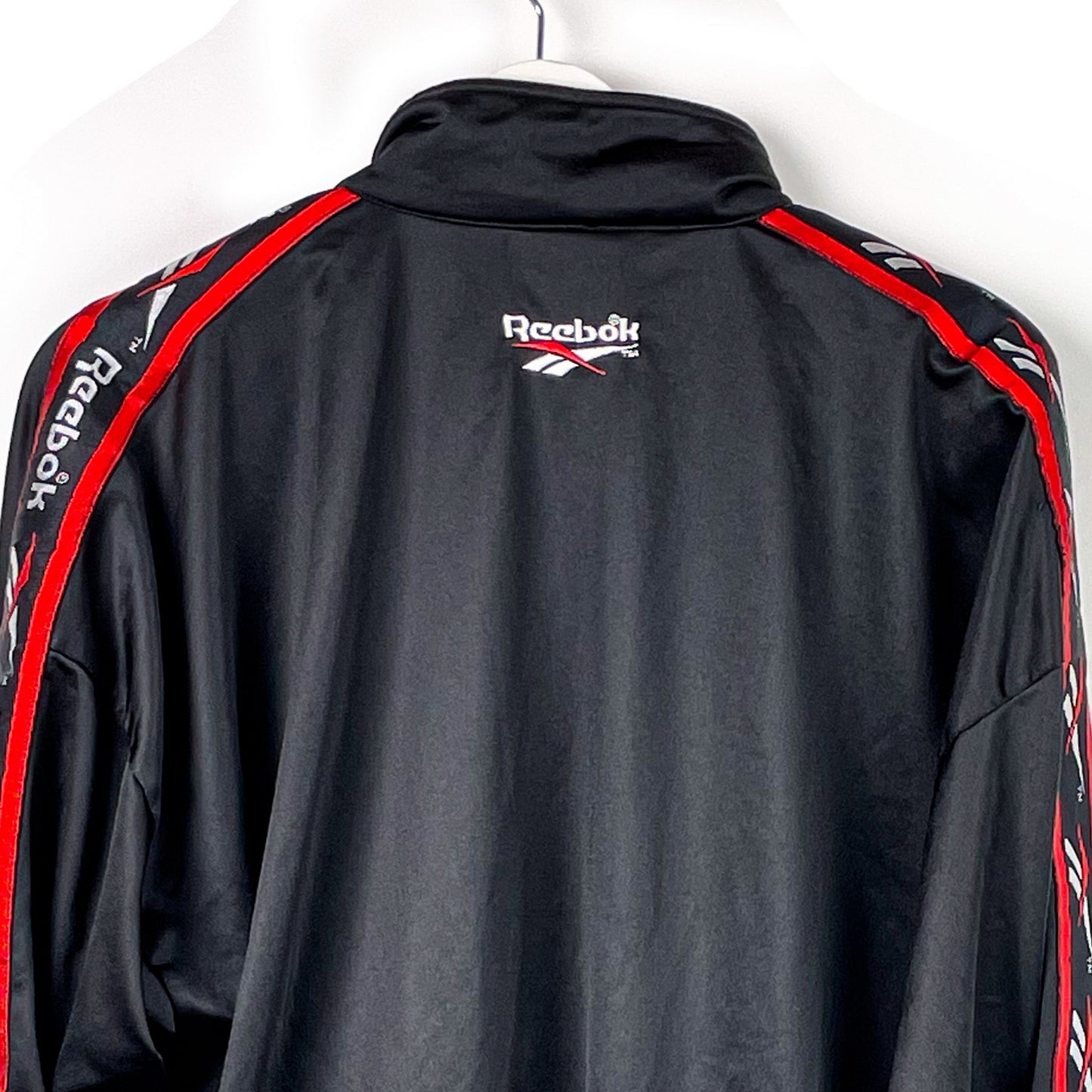 Trainingsjacke Reebok Schwarz/Rot-M