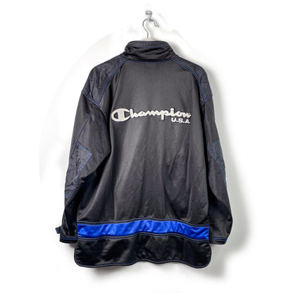 Trainingsjacke Champion Schwarz/Blau-M