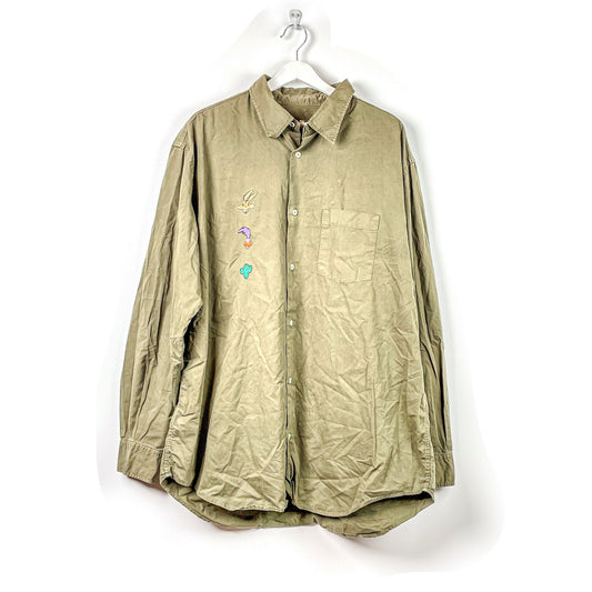 Disney Langarmhemd Olive-4XL