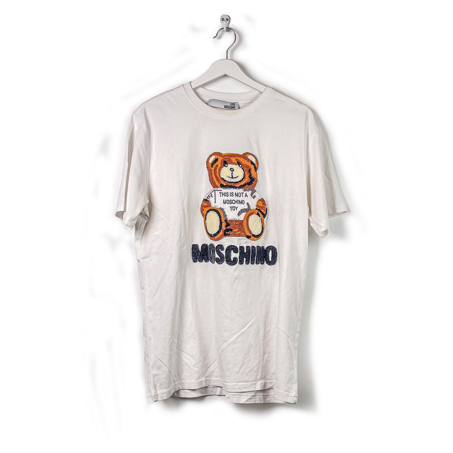 Moschino T-Shirt Print Weiß-XXL