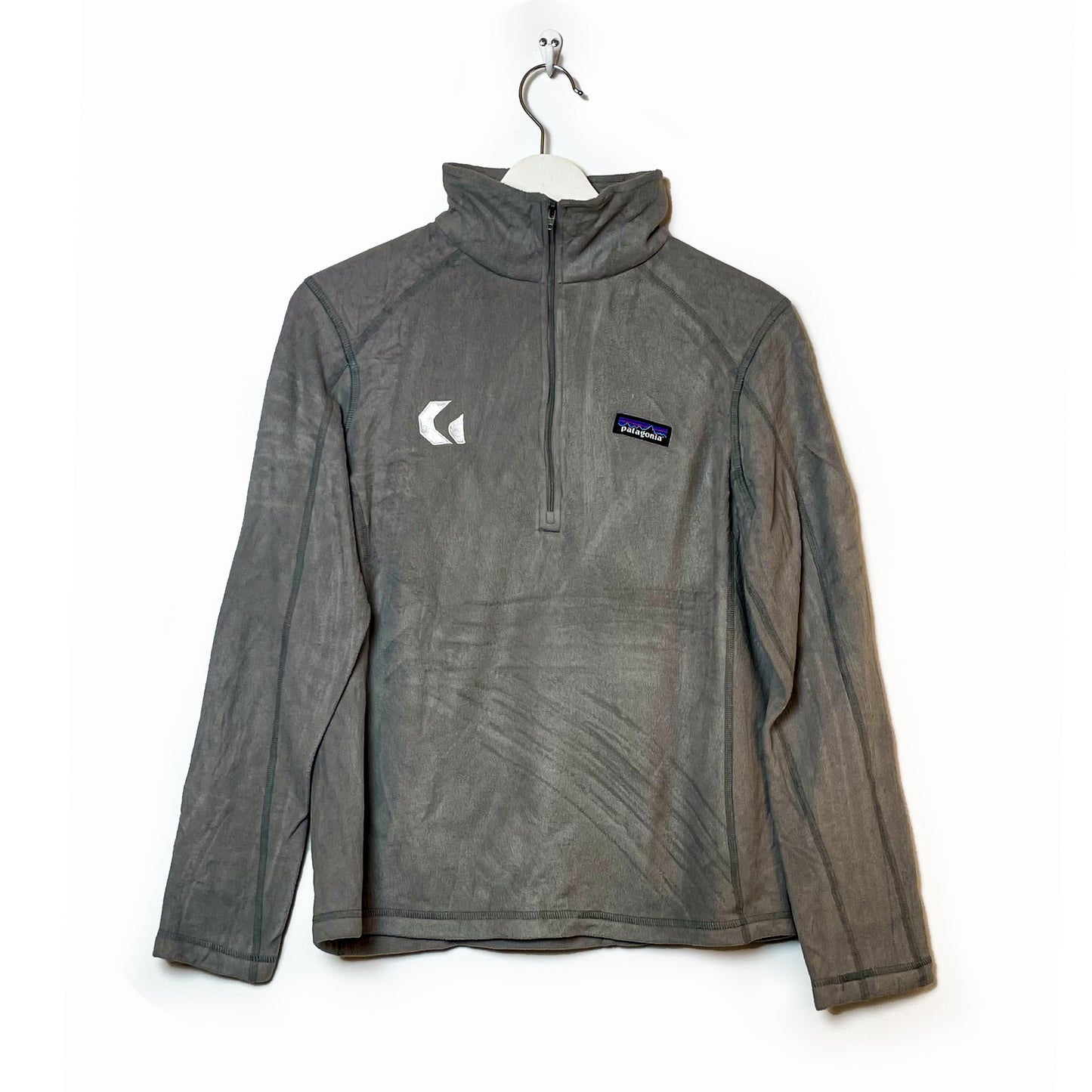 Patagonia Half Zip Fleece Women Grau-M